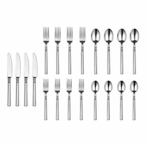 Stainless Steel Silverware Set - 20 Pieces