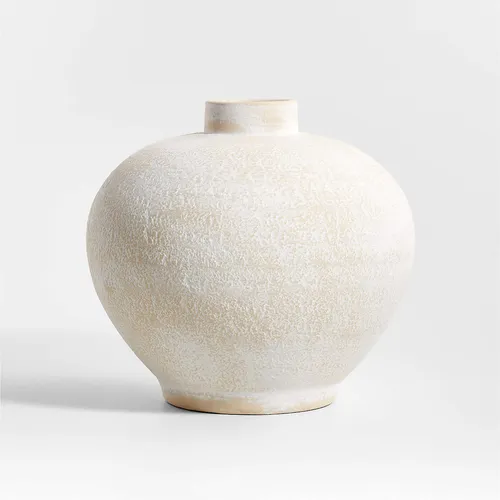 Squat Cream Vase 