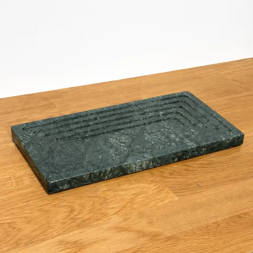 Foundations Green Marble Vanity Trays
