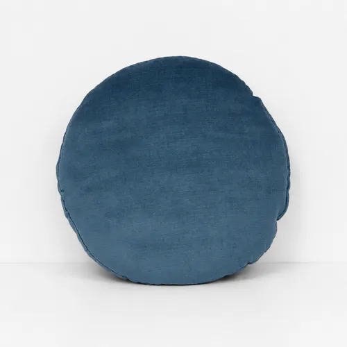 Circular Pillow - Blue