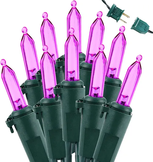 Purple Halloween Lights 
