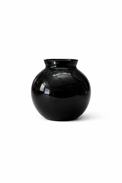 Glossy Black Vase