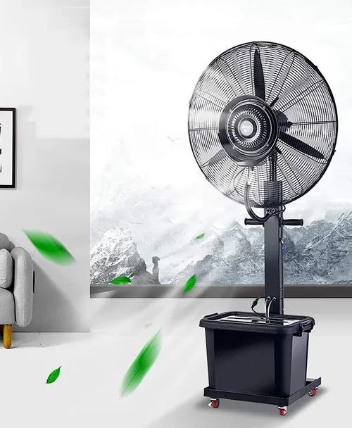 Floor Stand Mist Fan with Water Tank - Creates Moisture in the Air with High Powered Fan