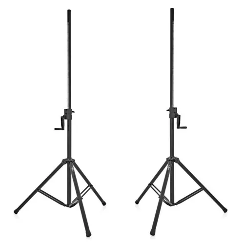 Wind up speaker stands pa