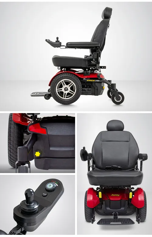 Electric Wheelchair  44, Leather