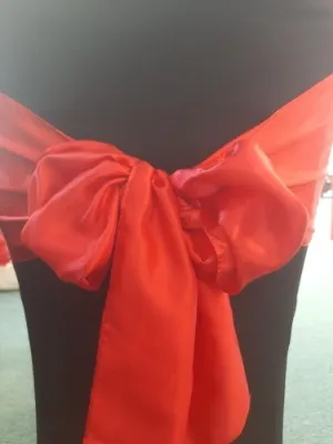 Red Satin Sash