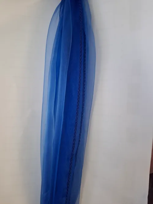 Blue (Navy) Organza Sash