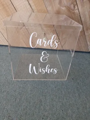 Acrylic Cards & Wishes Wishing Well