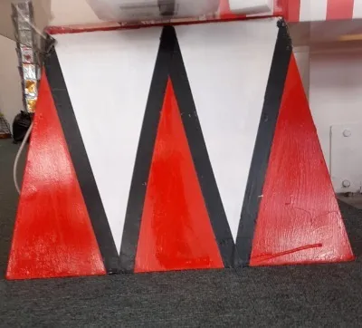 Circus Wooden Plinth -Top 36cmx52cmBasex37cmH