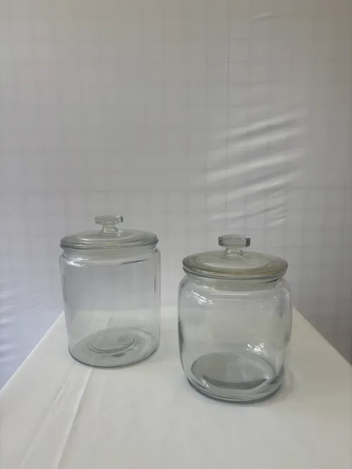 Candy Jar with Lid - Clear