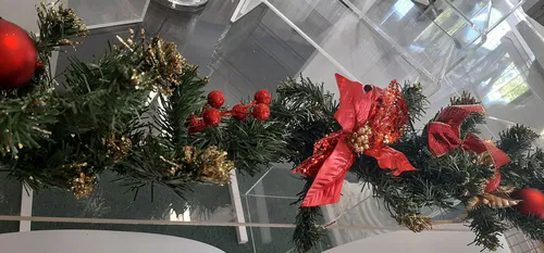 Christmas Garland Red 180cm