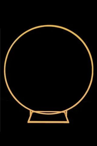 Backdrop Gold Round Halo Hoop 190cmD