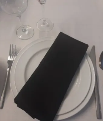 Napkins Black Linen