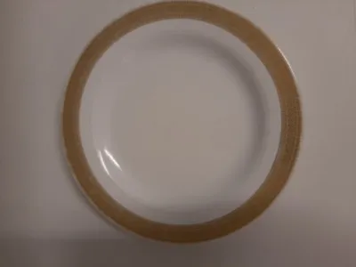 Dinner Plate Gold Rim (must be returned rinsed)