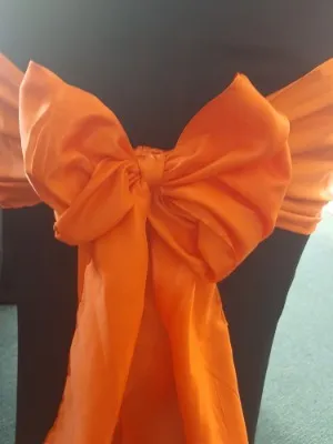 Orange Satin Sash