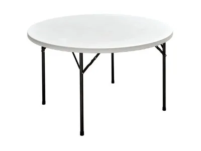 Round Table 1.2m with umbrella holes (Tablecloths Recommended)