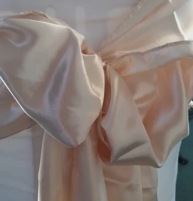 Nude Satin Sash