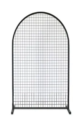 Backdrop Black Arch Mesh Frame 120×215cmH
