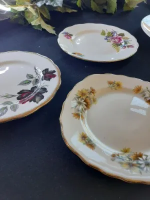 Vintage Side Plates Assorted (must be returned rinsed)