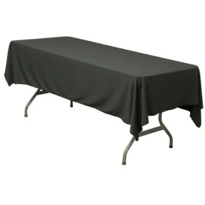 Linen Tablecloth Trestle Black - 1.4W x 2.9L- Fits 6ft (1.8m) Trestle & 8ft (2.4m) (Lap length)