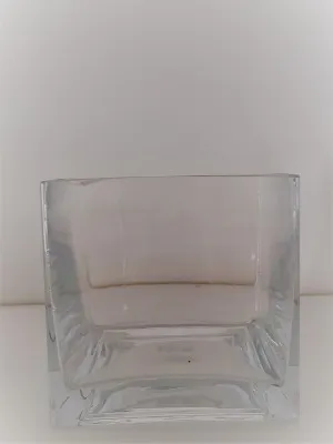 Square Vase - 14cm H x 14cm W