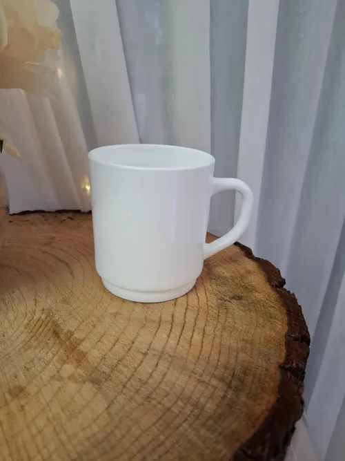 White Coffee Mug - Cylinder