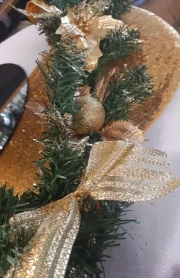 Christmas Garland Gold 180cm