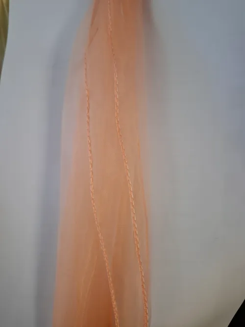 Peach Organza Sash