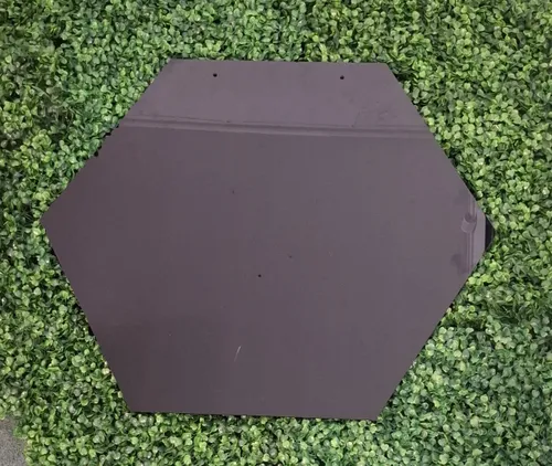 Acrylic Hexagon Disk Black 60cmD