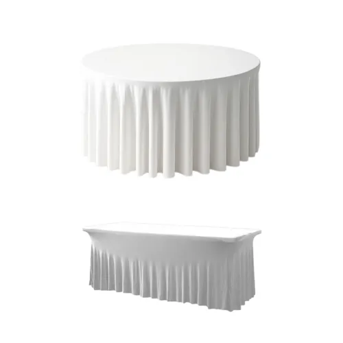 White Guest Table Cover (Choose Style)