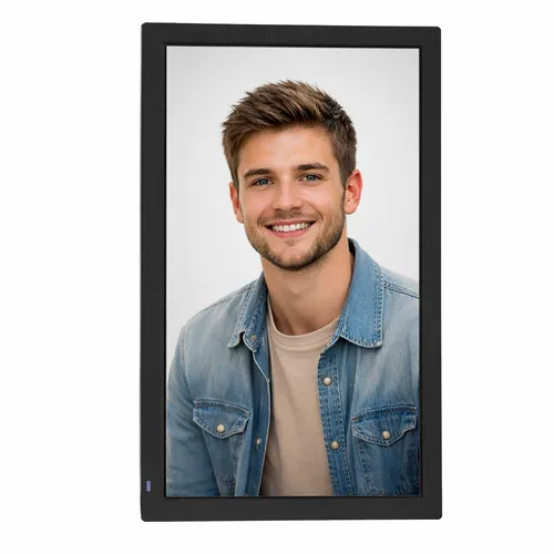 Black Funeral Digital Photo Frame