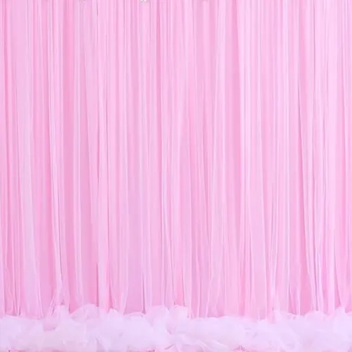 2m Baby Pink 3 Layer Draping
