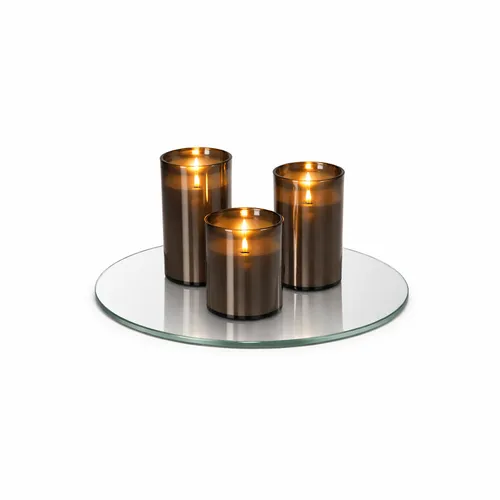 Dark LED Candle Centerpiece