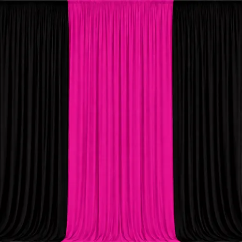 3m 3-Panel Draping Black & Fuchsia