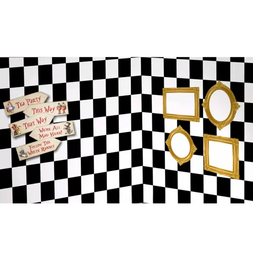 Alice in Wonderland Photo Backdrop 