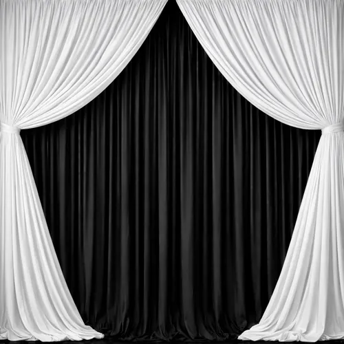 3m Black & White Double Draping