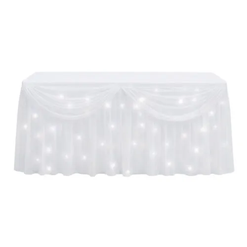 LED Starlit Table Skirt (Choose Size)
