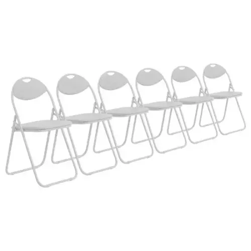 Set of 6 Folding Chairs