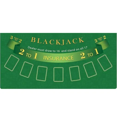 Premium Rubber Blackjack Mat