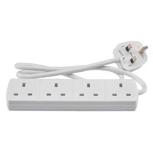 1M 4 Way Extension Lead 