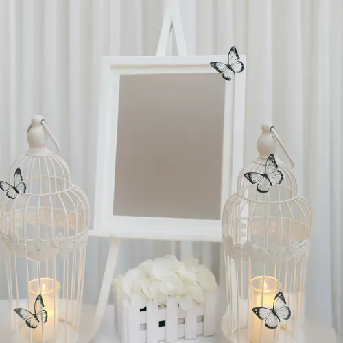 White Floral Garden Funeral