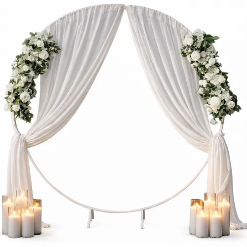 Round  Backdrop Frame & Styling
