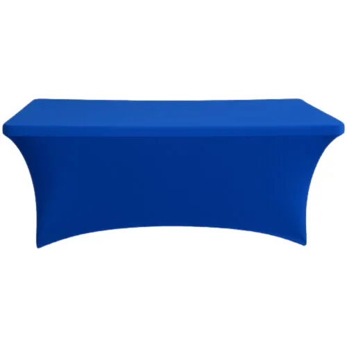 6ft Royal Blue Stretch  Rectangular Table Cover