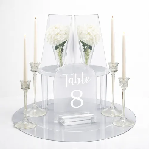 Hydrangea Duo Candle Centerpiece with Tapers & Votives