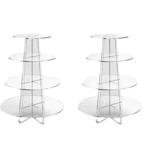 Round 4 Tier Acrylic Cupcake Stands