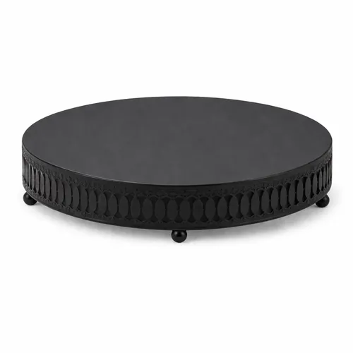 12 Inch Black Cake Stand