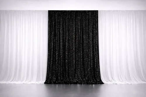 6m Black & White Elegance Draping