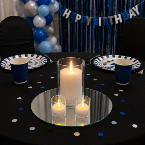 Birthday Glow Candle Centerpiece