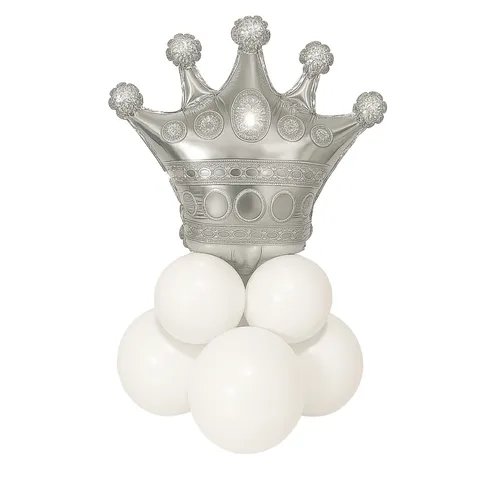 Crown Balloon Table Centerpiece (Choose Colour)