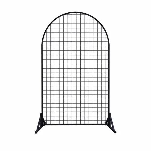 7ft Black Mesh Backdrop Stand